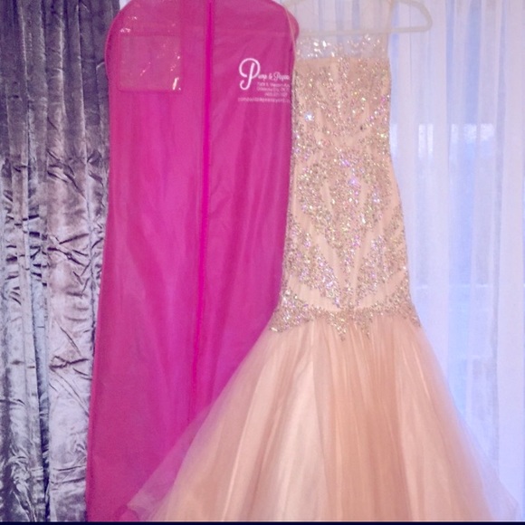 TERANI COUTURE MERMAID PROM DRESS💖 - Picture 5 of 16